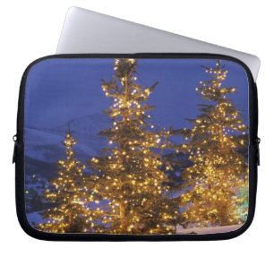 kerstbomen, Park City, Wastgebergte, 2 Laptop Sleeve