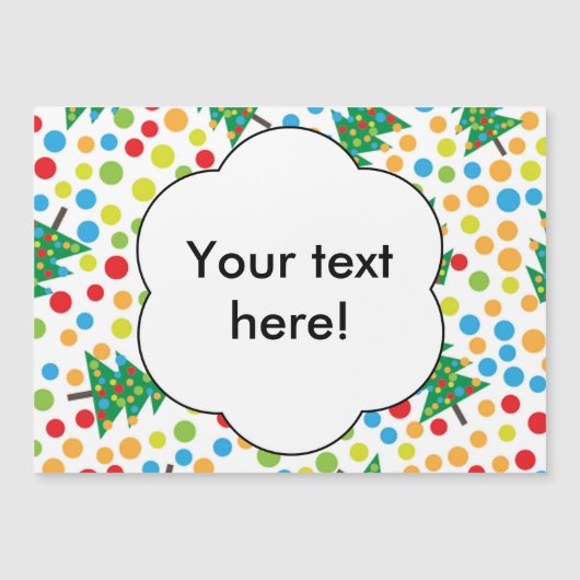 Kerstbomen patroon (Voorkant)