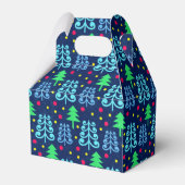 Kerstbomen Pattern Bedankdoosjes (Achterkant)