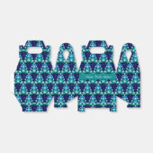 Kerstbomen Pattern Favor Box Bedankdoosjes (Uitgevouwen)
