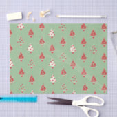 Kerstbomen Pattern Tissuepapier (Craft)