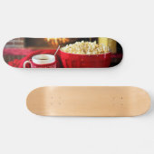 kerstbomen - Popcorn en warme cider Skateboard (Horizontaal)