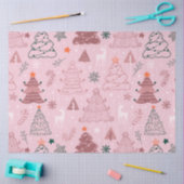 Kerstbomen Rendier Candy Canes Kerstmis Tissuepapier (Craft)