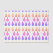 Kerstbomen roze tissuepapier (Voorkant)