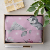 Kerstbomen Santa Hats Winter Bloemen Kerstmis Tissuepapier (Geschenk)