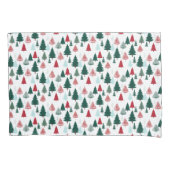 Kerstbomen Scandi Pine Forest Cozy Patronen Kussensloop (Voorkant-Links)