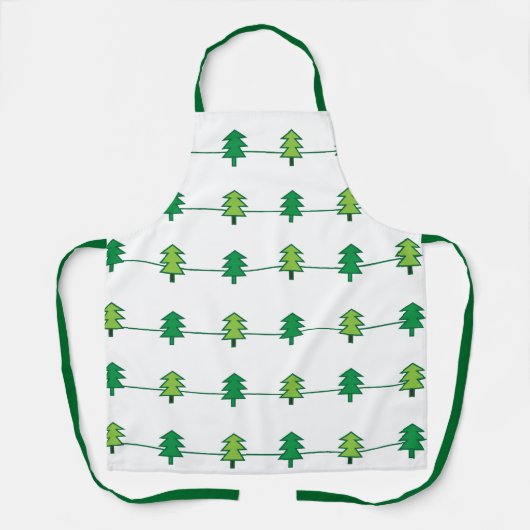 Kerstbomen Schort (Voorkant)