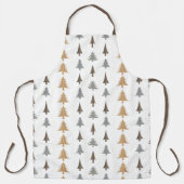 kerstbomen schort (Voorkant)