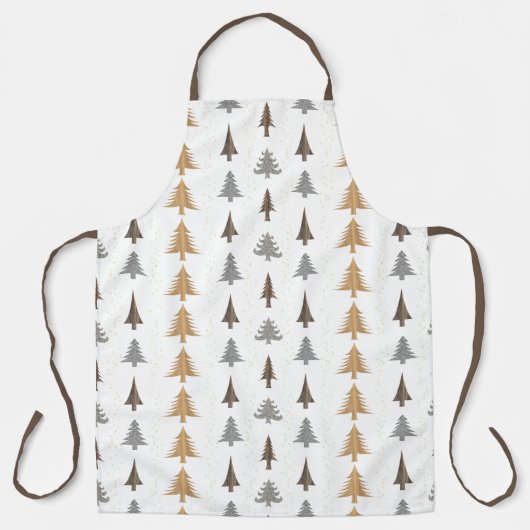 kerstbomen schort (Voorkant)
