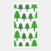 kerstbomen servet (Voorkant)