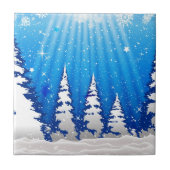 kerstbomen tegeltje (Voorkant)