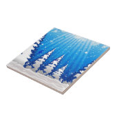 kerstbomen tegeltje (Zijkant)