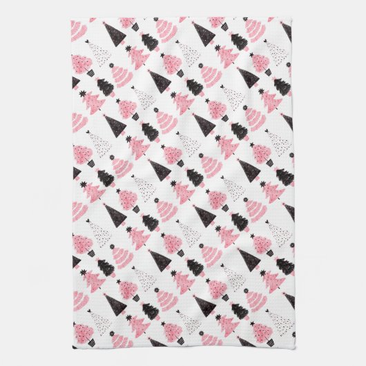 kerstbomen theedoek (Verticaal)