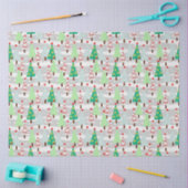 kerstbomen tissuepapier (Craft)