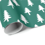 kerstbomen | Vakantiepapier in groenboek Cadeaupapier (Rol Hoek)