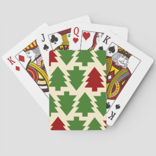 Kerstbomen Vakantiepatroon Pokerkaarten