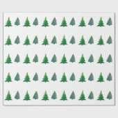 kerstbomen Verpakkingspapier Cadeaupapier (Vlak)