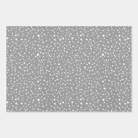 Kerstbomen "Vrolijk Kerstfeest" sneeuwgrijs rustie Inpakpapier Vel (Voorkant 2)