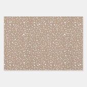 Kerstbomen "Vrolijke Kerstmis" sneeuw rustiek Inpakpapier Vel (Voorkant 2)