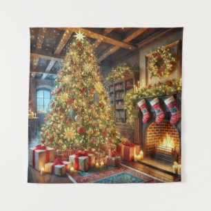 Kerstbomen Wandkleed