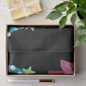 kerstbomen Weefpapier Roze & blauw Tissuepapier (Geschenk)