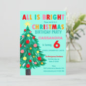 Kerstbomen Zee kerstfeest kerstfeest Kaart (Staand voorkant)