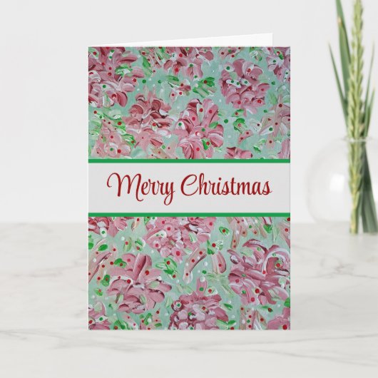 Kerstbonanza aangepaste kaart (Voorkant)