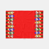 kerstbont fleece deken (Voorkant (Horizontaal))