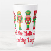 kerstbont latte mok (Voorkant)