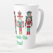 kerstbont latte mok (Rechterhoek)