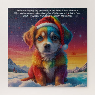 Kerstboodschap Joy Legpuzzel