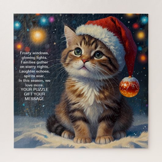 Kerstboodschap Joy Legpuzzel (Verticaal)