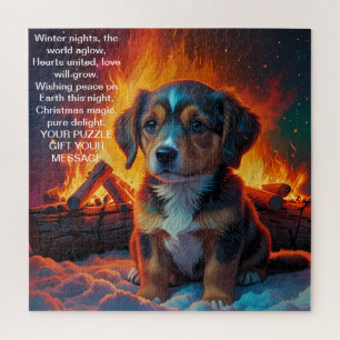 Kerstboodschap Kerstvreugde Legpuzzel