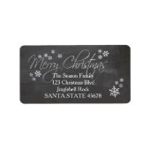 Kerstboodschap Label (Voorkant)