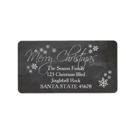 Kerstboodschap Label