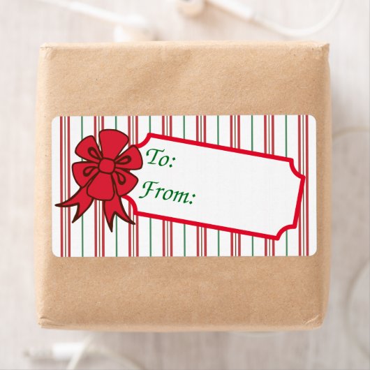 Kerstboog Cadeautag Labels (Insitu)