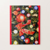 kerstboog legpuzzel (Verticaal)