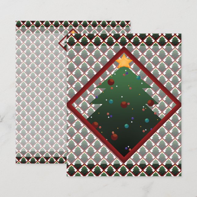kerstboom (Voorkant / Achterkant)