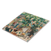 Kerstboom (1902) tegeltje (Zijkant)