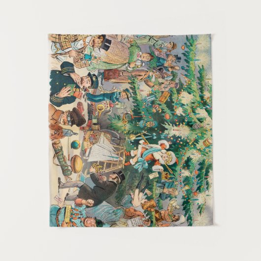 Kerstboom (1902) wandkleed (Voorkant)