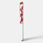 Kerstboom 2 Broodhond (brindle white) Dog Fun Case-Mate iPhone Case (Achterkant / Links)