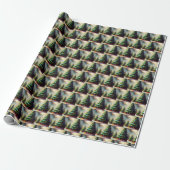 Kerstboom 2 cadeaupapier (Uitgerold)