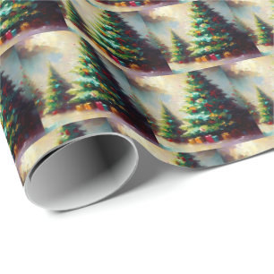 Kerstboom 2 cadeaupapier