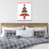 Kerstboom #2 canvas afdruk (Insitu (Slaapkamer))