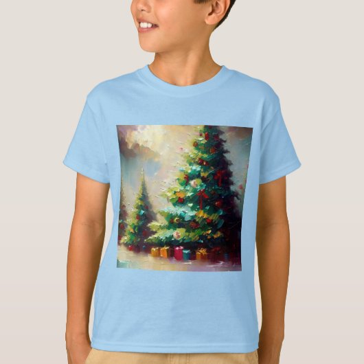 Kerstboom 2 t-shirt (Voorkant)