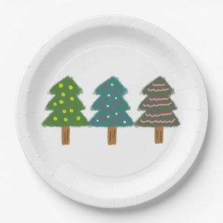 Kerstboom 39 papieren bordje