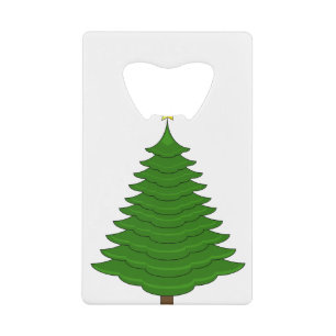 kerstboom 40 kredietkaart flessenopener