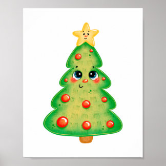 Kerstboom 62 poster