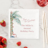 Kerstboom aan de kust servet (Insitu)