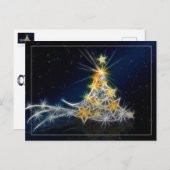 Kerstboom Abstract Briefkaart (Voorkant / Achterkant)